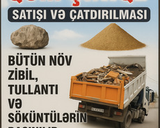 Çınqıl(şeben) qrabil, qum, atcep