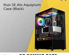 Gaming Case Ruix SE Atx Aquarium Black