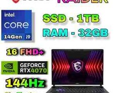 MSI Raider Ge68 i9 Gaming