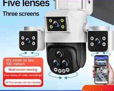 Wi-Fi PTZ kamera 360FHD 12MP, 4K+64GB