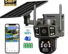 4G Tam simsiz Solar PTZ360 2 kamera 12MP, 4K