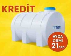 Su çəni 1 ton