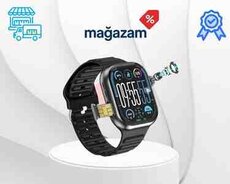 Smart saat Modio ST10 Dual Kamera 4G Black, Qara