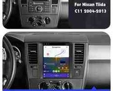 Nissan Tİida tesla monitoru