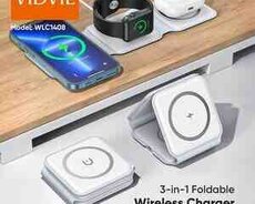 WLC14083-in-1 Foldable Wireless Charger