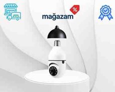Smart cihaz lampa lamera 360  Wi-Fi təhlükəsizlik kamerası