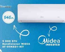 Kondisioner MIDEA Inventer AF-09N8D1-KIT, 9000 BTU
