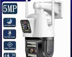 Wifi simsiz PTZ360 2 kamera 12MP, 4K +64GB