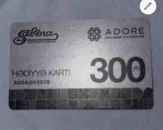 Hədiyyə kartı Adore