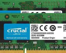 Operativ yaddaş 16GB (2x8GB) DDR3 1600 MHz soDIMM
