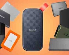 Xarici sərt disklər Wd, Toshiba, Seagate