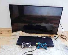 109 diyaqnal 4 ədəd televizor və 4 ədəd 500 gb Pla