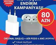 Apple iPhone airpods və adapteri
