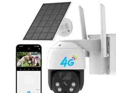 Simsiz 4G sim kartlı Solar ptz kamera 360 3mp, 2K