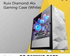 Gaming Case Ruix Diamond Atx (White)