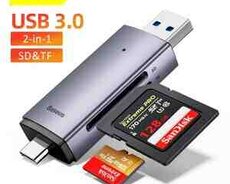 Baseus Car Reader Type c to usb