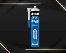 Akrilik mastik ağ silikon Derby D51