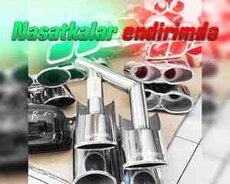 Mercedes səsboğucu başlıqları