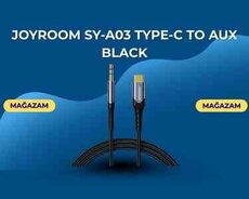 Joyroom Sy-a03 Type-c to Aux black
