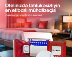 Mehmanxana üçün yanğın detektoru və sirena satışı