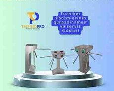 Turniket sistemlərinin quraşdırılması və servis xidməti