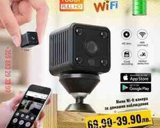 Wifi batareyalı mini kamera 10 gün enerji+64GB