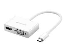 Type-C  HDMI + VGA Konverter (Model 30843, White)