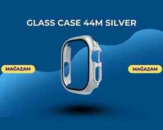 Glass case 44m silver