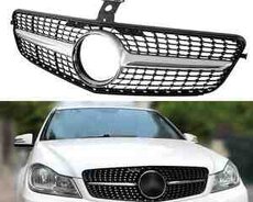 Mercedes W204 radiator barmaqlığı daymond
