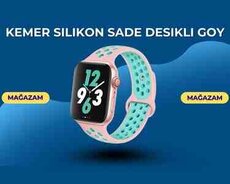 Sadə deşikli silikon göy kəmər