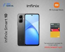 Infinix Smart 10 Sleek Black 64GB, 4GB
