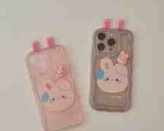 3D Bunny iPhone Case