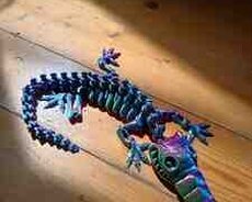 3D oyuncaq timsah skeleti