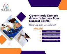 Obyektlərdə kamera quraşdırılması
