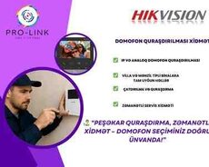 Domofon quraşdırılması xidməti