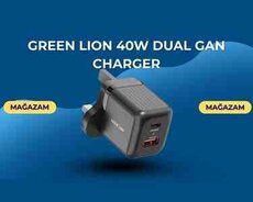 Green Lion Ultra Compact Gan Charger usb t
