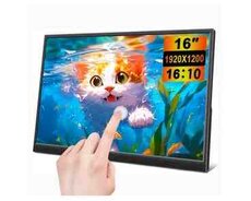 Portable monitor 16 touch screen