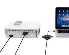 Conventor ORICO-DMP-HDV3S-BK-PRO Mini DisplayPort To HDMI (up to 4K@30 Hz) +DVI (up to 1080p@60 Hz)