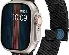 Apple Watch üçün karbon fiber saat bandı