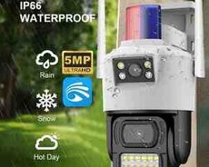 Simsiz Wifi ptz 2 kamera 360 8mp, 4K 64GB