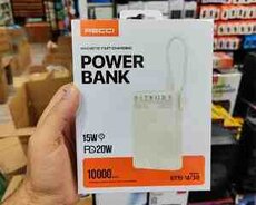 Power Bank maqnit sürətli şarj 10000 mAh PD 20W Recci RPB-W38