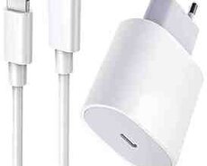 Apple İPhone adapter başlığı və usb dəsti