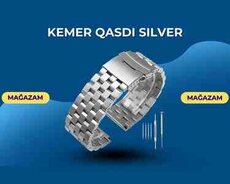 Qaşlı kəmər silver