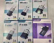 Type-C lightining USB OTG çevirici