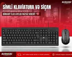 2E WIRED COMBO KEYBOARD + MOUSE MK401UB Black