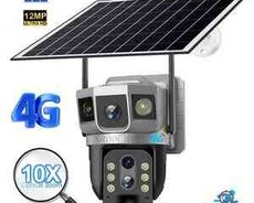 Günəş panelli 4G 10x zoom 3 linz (VTS02-G-DL)