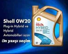 Shell Helıx 0W20 hybrid mühərrik yağı