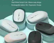 Wireless rechargeable bluetooth mouse