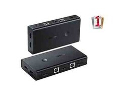 UGREEN 50744B HDMI Switch Box 2-in-1 Out + KVM