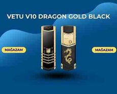 Vertu V10 dragon Gold black